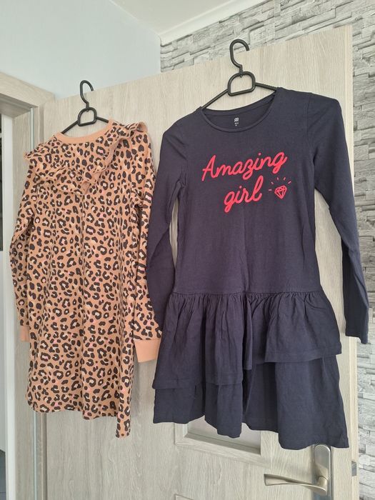 Zestaw 2 sukienek rozmiar 158 cm.