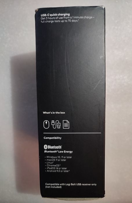 Mouse sem fio Logitech MX Anywhere 3S, cor grafite, Bluetooth 8K