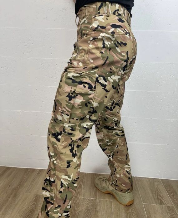 Зимние штаны soft shell multicam