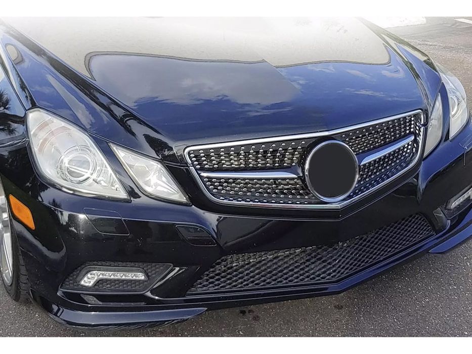 Mercedes E-сlass coupe C207 2009-2013 Решітка Diamond Silver