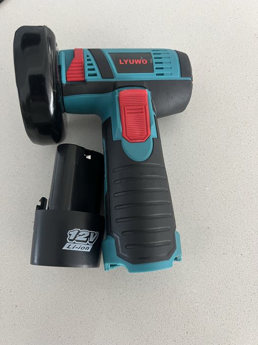 Mini rebarbadora com bateria 12v 4Ah e carregador