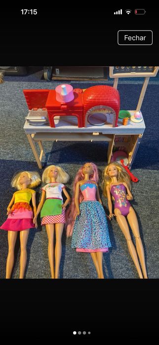 Barbie a com pizaria