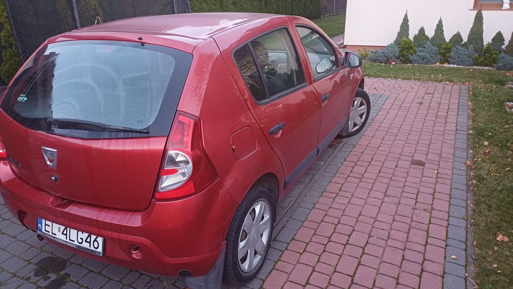 Dacia Sandero 2012 rejstracja