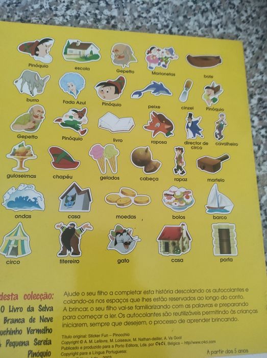 Livros Infantil Pinóquio