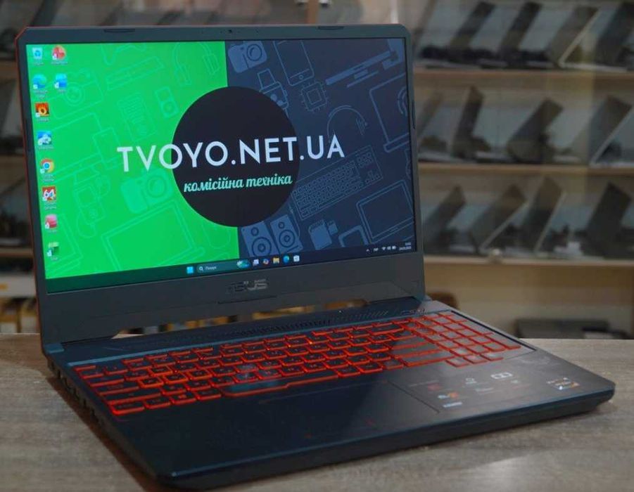 ГАРАНТІЯ Asus TUF (Ryzen 5 3550H/RAM 8/SSD 256ГБ/HDD 1ТБ/RX 560X)TVOYO