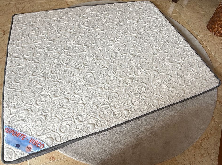 Cobertura Acolchoada (Topper) Suporte Visco – 190x160cm – Altura 5cm