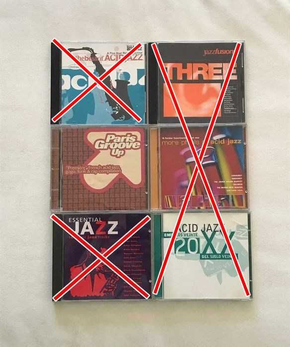 Disco cd de acid jazz  funk & rap compilation