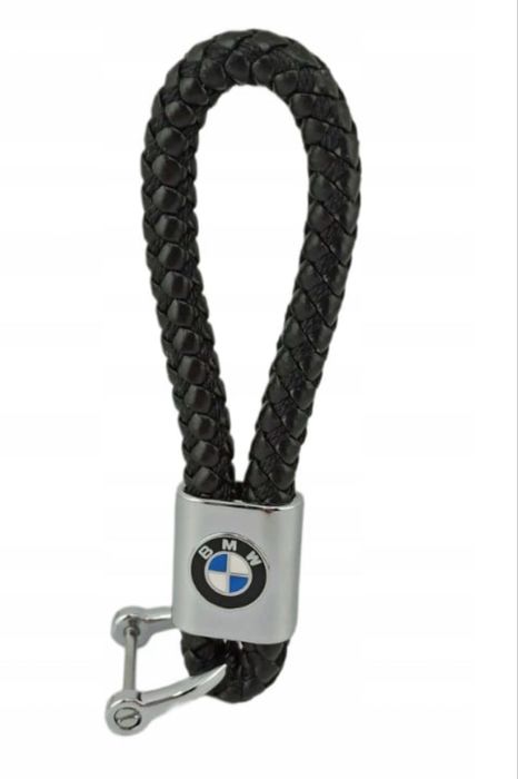 BMW BRELOK samochodowy BRELOCZEK PLECIONY czarny kod A87