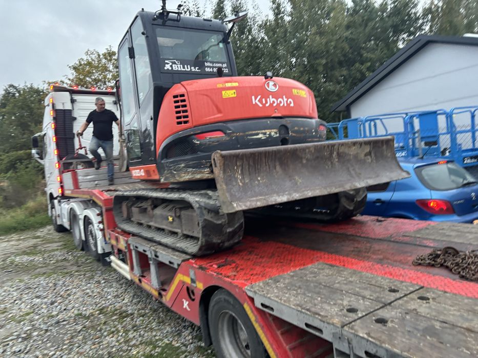 Wynajem koparki kubota kx080