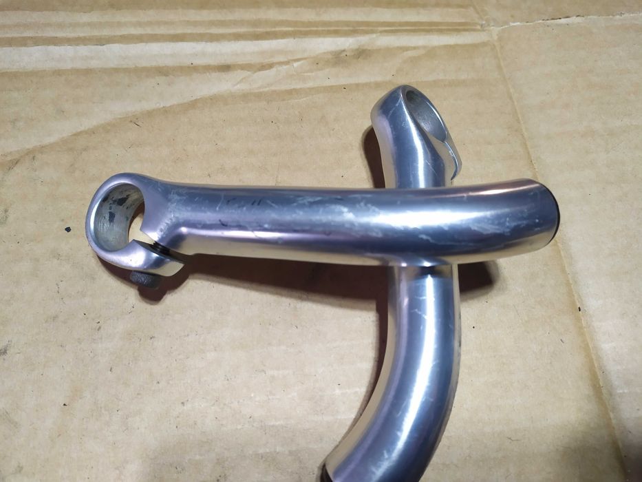 Rogi aluminiowe na kierownicę Dł.12cm Srebrne Polecam
