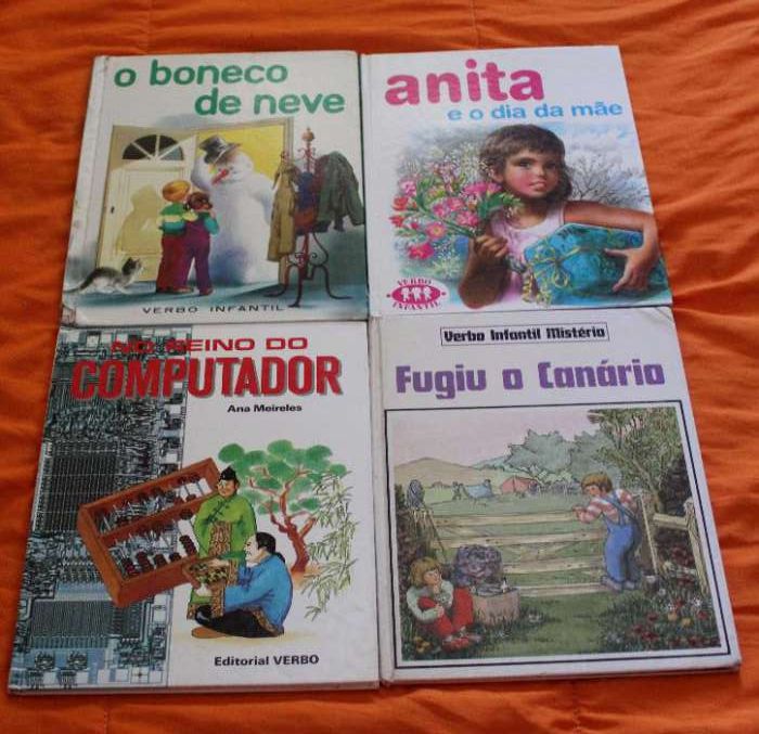 4x Livros Infantis Pack