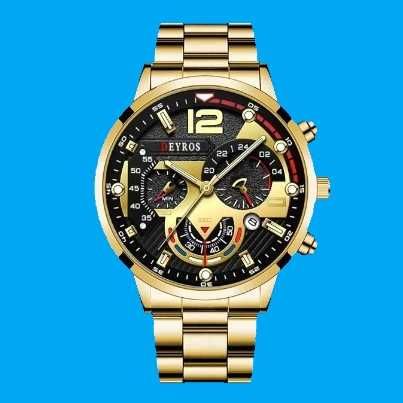 Lote 2 Relógios Aço Inox NOVOS