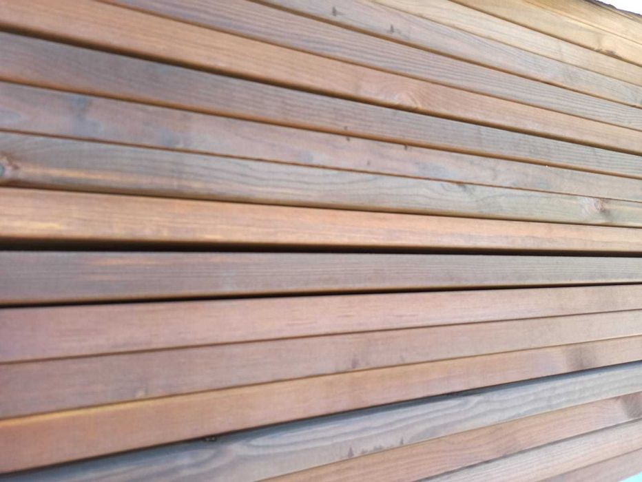 Deska tarasowa impregnowana sosnowa - brązowa 144 x 27