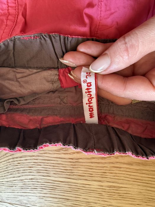 spodnie jak nowe 74 różowe Mariquita