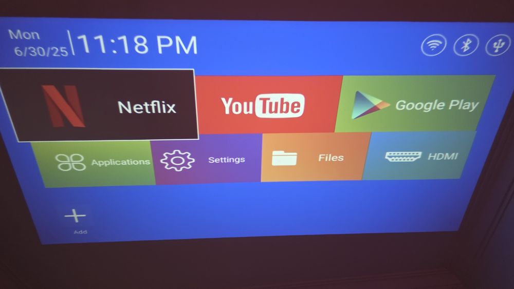 Projetor hy320 ultra hd android novo testado