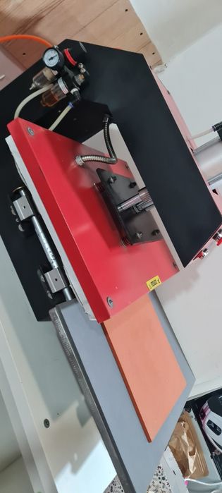 Prensa térmica hidráulica 60x40 automática + compressor