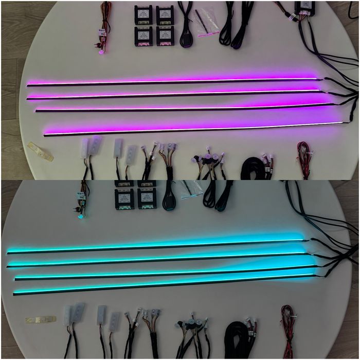 Premium подсветка салона 18в1 двухзоннная!!! (led, контурная)