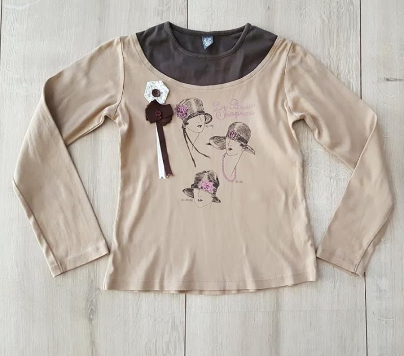 Zara retro bluzeczka 140