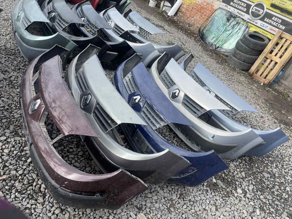 Передній Бампер Renault scenic 2 megane рено сценік меган бампери
