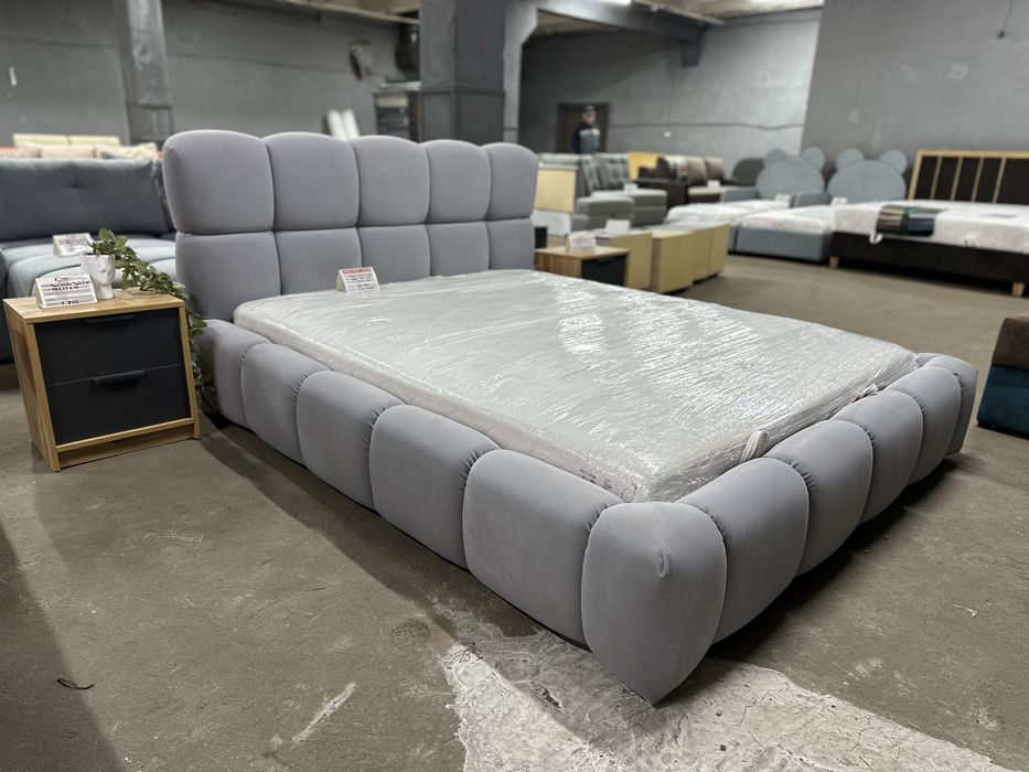 Ліжка з вбудованими матрацами, дешево, двоспальні, з нішою