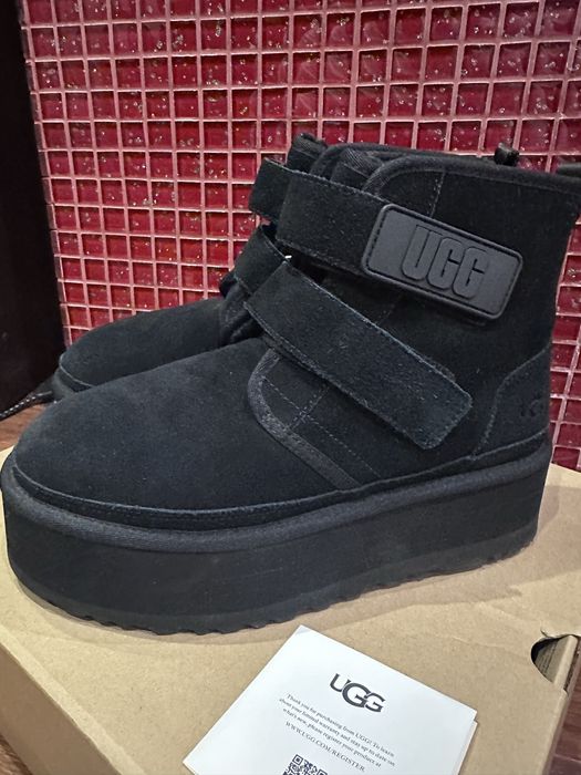 Жіночі зимові ботинки UGG 40 р. Майже нові/Black PREMIUM