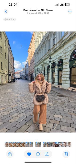 Шуба з екохутра ZARA