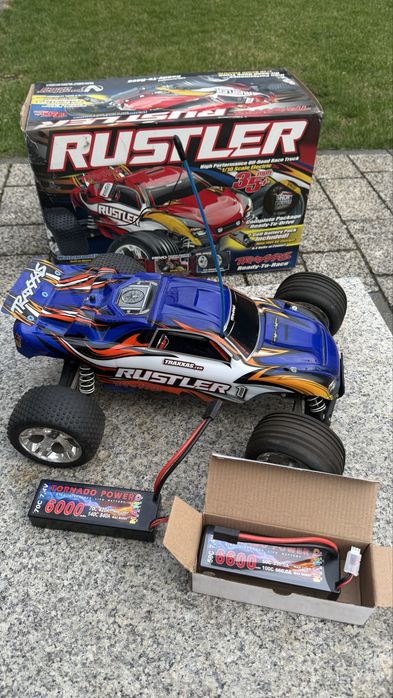 TRAXXAS RUSTLER 1 XL-5 2WD autko rc malo uzywane