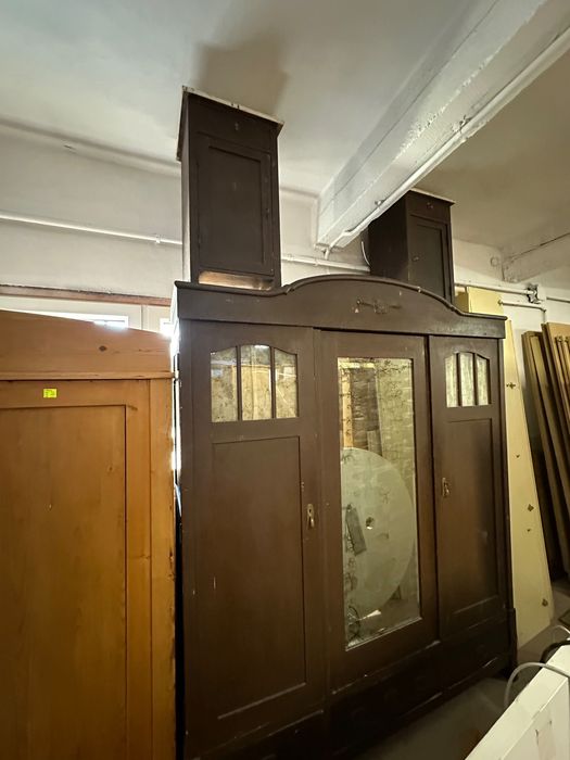 Drewniana sypialnia | Szafa + 2x szafka nocna DOWÓZ DO DOMU