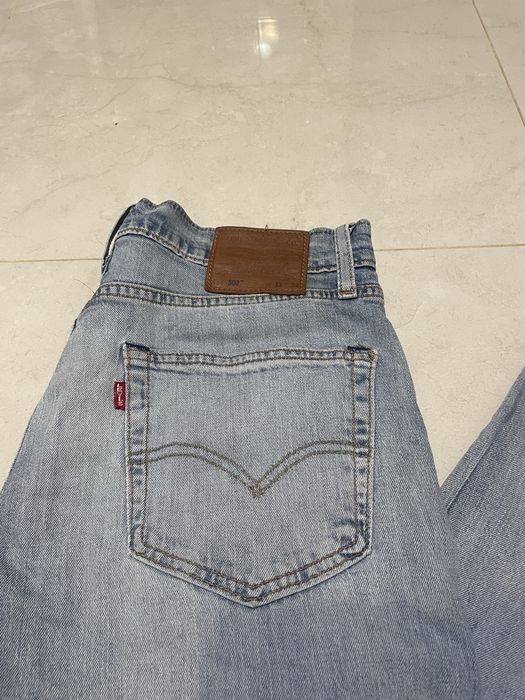 Spodnie Levis 502 W33=44cm L32=104cm  niebieskie jeansy levis premium denim vintage casual y2k