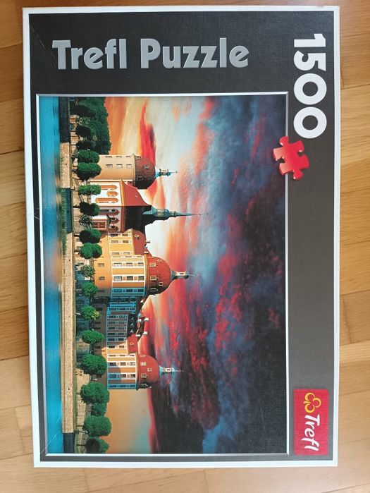 Puzzle 1500 elementów trefl zamek moritzburg Saksonia Niemcy