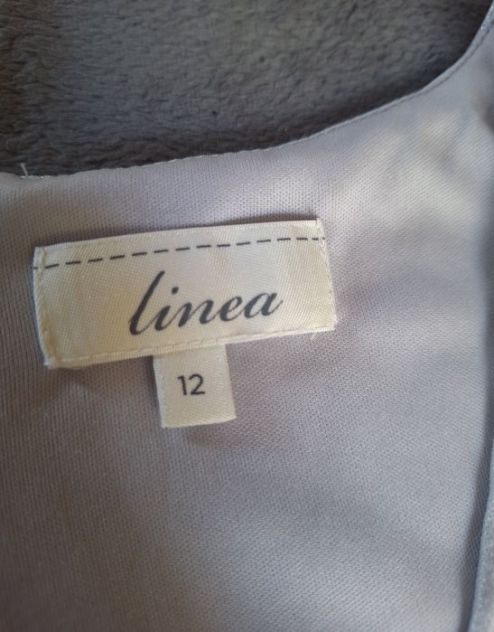 Sukienka midi koktajlowa marka Linea rozmiar L 40