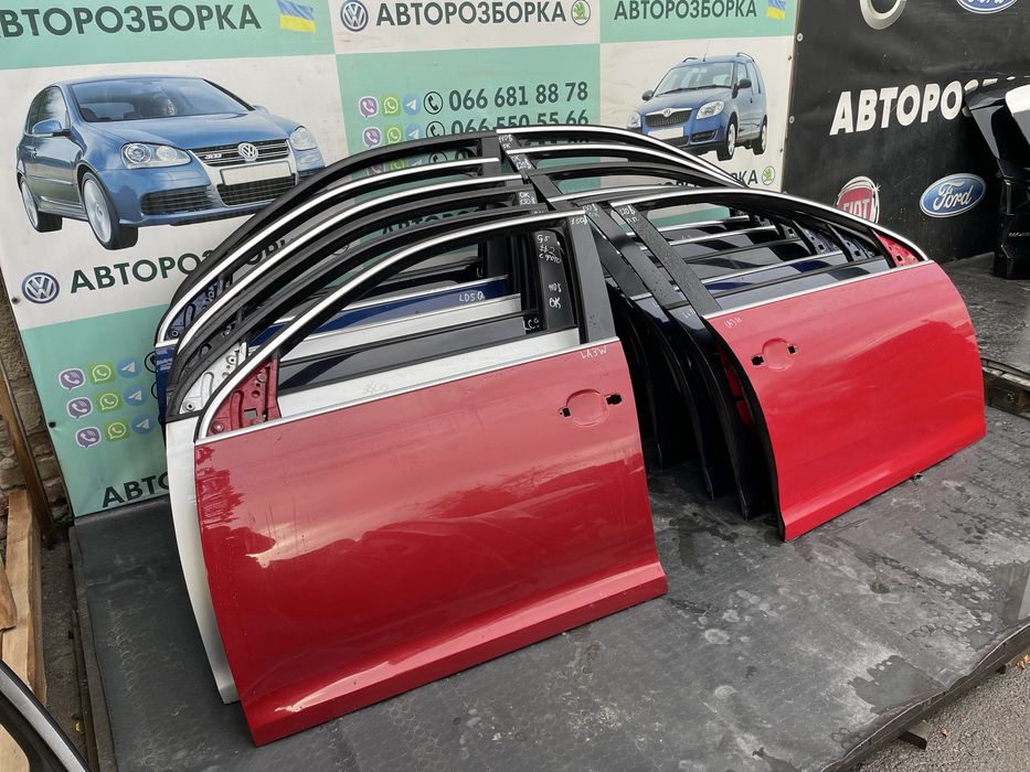 Дверкі передні ліві праві фольксваген гольф 5 левая правая передняя