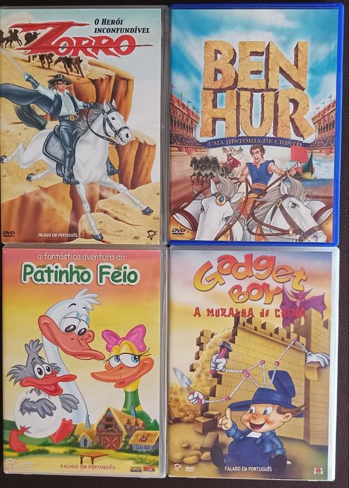 Filmes de animação em DVD