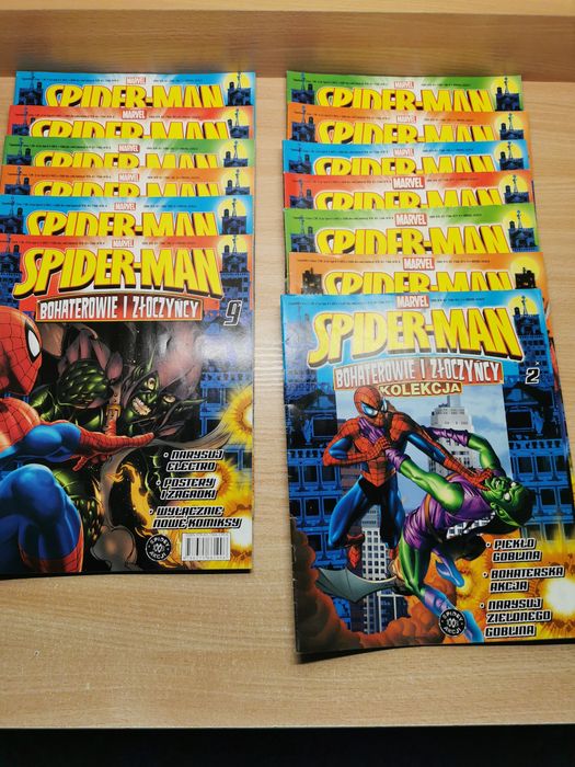 Gazetki Spiderman Bohaterowie i złoczyńcy