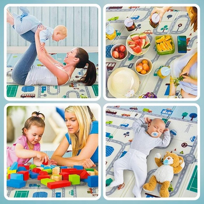 Mata Edukacyjna Dla Dzieci Piankowa Dwustronna Dla Dzieci Xpe 200x180c