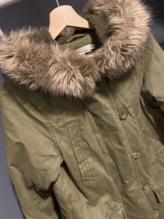 Świetna ocieplana parka khaki Logg HM