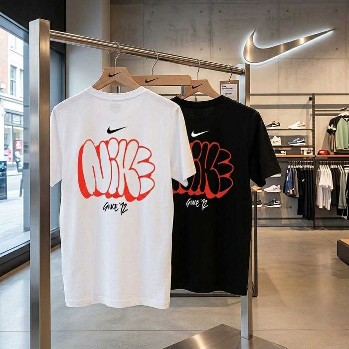 Футболка Nike Jordan Graphity • Найк Джордан Чорна / Біла • XS - XXL
