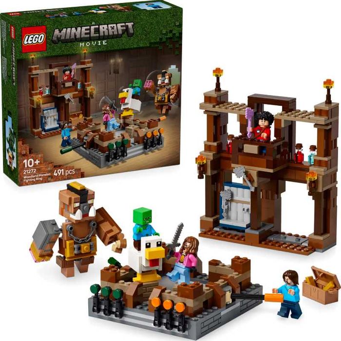 Конструктор LEGO Minecraft Бійцівський ринг у лісовому маєтку (21272)