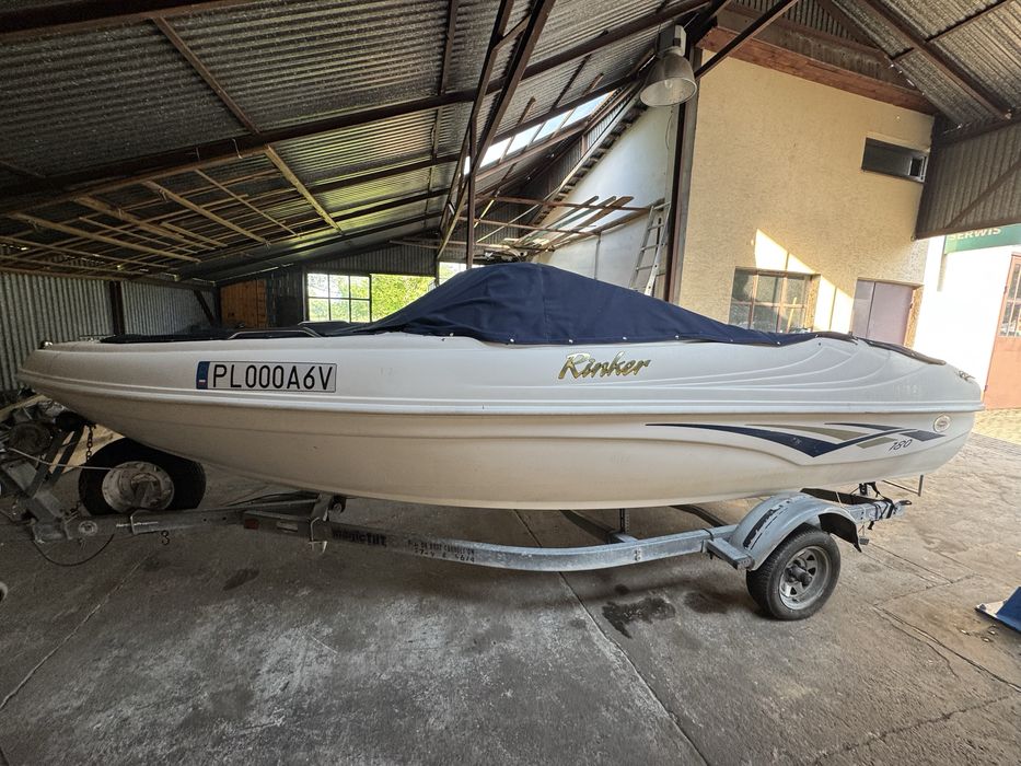 Lodz motorowa Rinker 180 , przyczepa+ lodz silnik Mercury