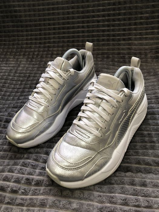 [СЕРЕБРО] Puma X-Ray 2 (40) 25.5см Metallic Tum женские кроссовки