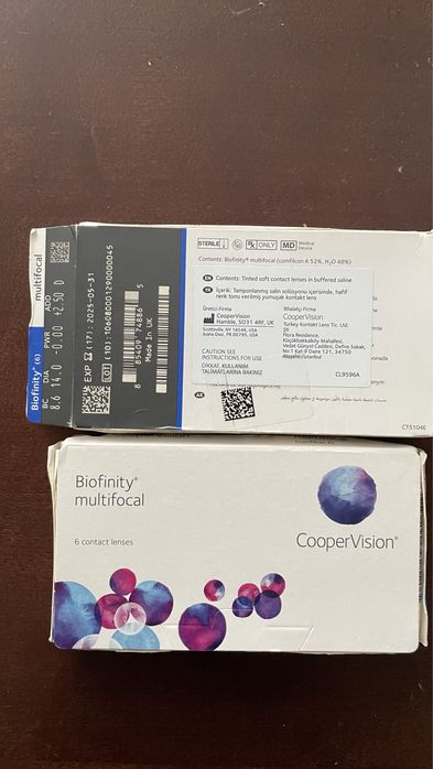 Мультифокальні контактні лінзи Cooper Vision Biofinity Multifocal