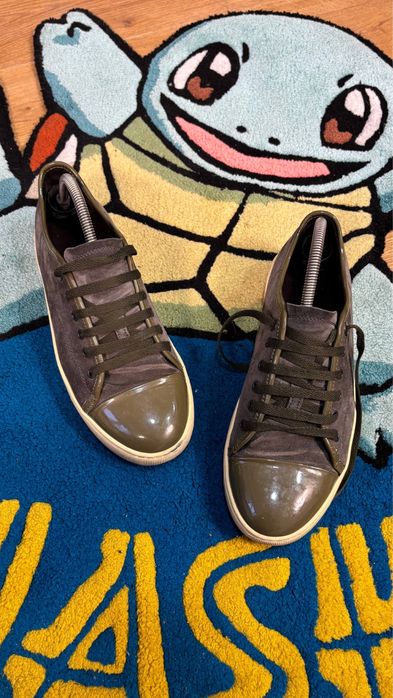 lanvin suede sneakers кросівки кеди — zdjęcie 4