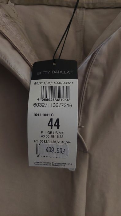 Beżowe eleganckie spodnie