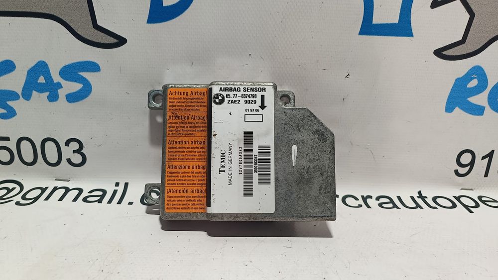 CENTRALINA ECU MODULO AIRBAG BMW Z3 65778374798 8374798 TEMIC SERIE 3