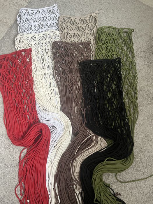 Хустка сітка макраме припинда запаска фартух бахрома