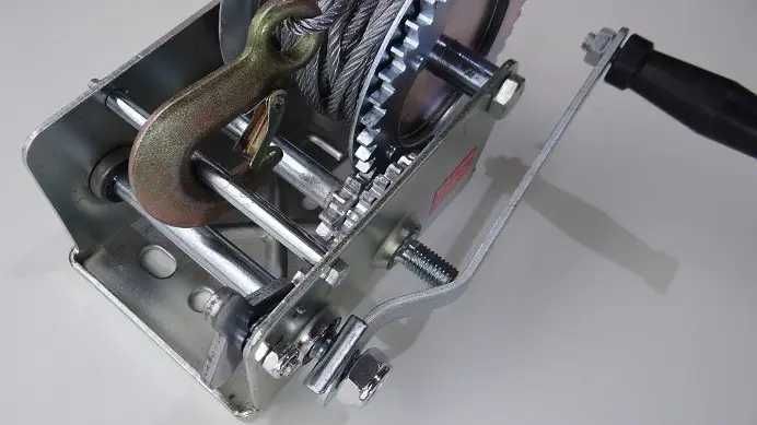 Барабанна лебідка ручна BLACK [1133кг, 10м,] лебедка таль ручная