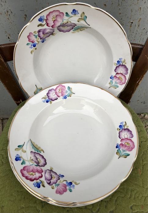 Посуда  с позолотой