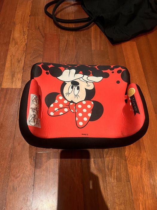 Banco Elevatório Auto Minnie Mouse Disney – Como Novo
