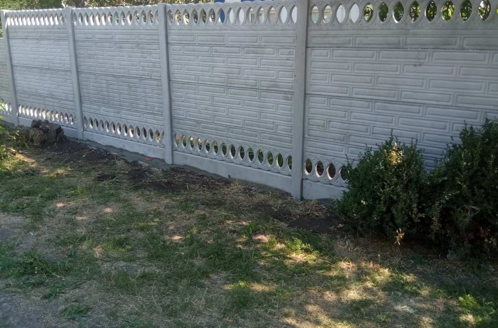 Еврозаборы, бетон забор, бетонные заборы, недорогие заборы: 350 грн ...