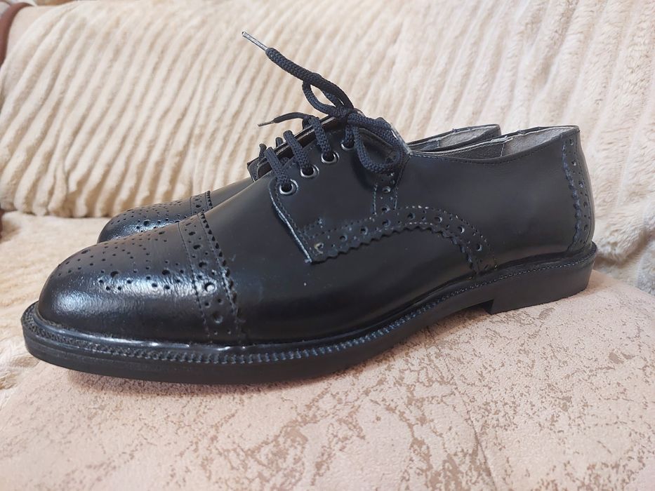 Чоловічі туфлі, оксфорди з перфорацією, 41